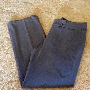 Gloria Vanderbilt work pants size 8 wide  leg color gray